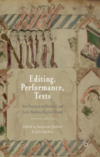 Enlarge image Cover: Editing, Performance, Texts - Palgrave Macmillan