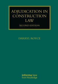 Abbildung von: Adjudication in Construction Law - Informa Law