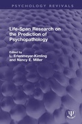Cover: Life-Span Research on the Prediction of Psychopathology - Routledge