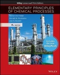 Cover: Elementary Principles of Chemical Processes - Wiley