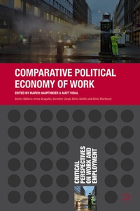 Enlarge image Cover: Comparative Political Economy of Work - Red Globe Press