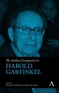 Cover: The Anthem Companion to Harold Garfinkel - Anthem Press