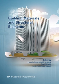 Enlarge image Cover: Building Materials and Structural Elements - Trans Tech Publications Ltd