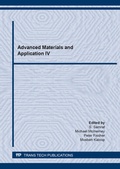 Cover: Advanced Materials and Application IV - Trans Tech Publications Ltd