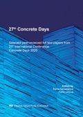 Cover: 27th Concrete Days - Trans Tech Publications Ltd