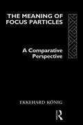 Cover: The Meaning of Focus Particles - Routledge