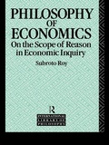 Cover: The Philosophy of Economics - Routledge