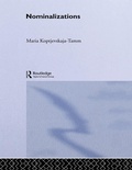 Cover: Nominalizations - Routledge