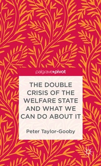 Abbildung von: The Double Crisis of the Welfare State and What We Can Do About It - Palgrave Pivot