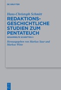 Cover: Redaktionsgeschichtliche Studien zum Pentateuch - De Gruyter