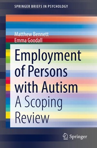 Enlarge image Cover: Employment of Persons with Autism - Springer