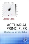 Cover: Actuarial Principles - Academic Press