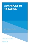 Cover: Advances in Taxation - Emerald Publishing Limited