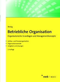 Abbildung von: Betriebliche Organisation - NWB
