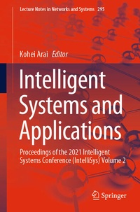 Enlarge image Cover: Intelligent Systems and Applications - Springer