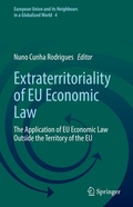 Cover: Extraterritoriality of EU Economic Law - Springer