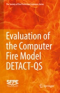 Cover: Evaluation of the Computer Fire Model DETACT-QS - Springer