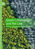 Cover: Green Criminology and the Law - Palgrave Macmillan