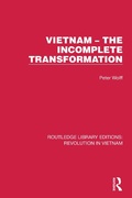 Cover: Vietnam - The Incomplete Transformation - Routledge
