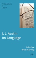 Cover: J. L. Austin on Language - Palgrave Macmillan
