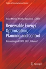 Cover: Renewable Energy Optimization, Planning and Control - Springer