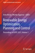 Cover: Renewable Energy Optimization, Planning and Control - Springer