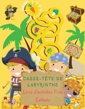 Cover: Casse-Tete De Labyrinthe Livre d'activites Pour Enfants - KIM WOOD