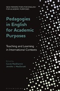 Cover: Pedagogies in English for Academic Purposes - Bloomsbury Academic