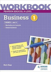 Abbildung von: Pearson Edexcel A-Level Business Workbook 1 - Hodder Education