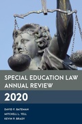 Cover: Special Education Law Annual Review 2020 - Rowman & Littlefield Publishers