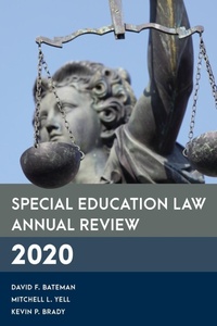 Abbildung von: Special Education Law Annual Review 2020 - Rowman & Littlefield Publishers