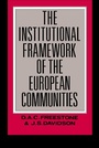 Cover: The Institutional Framework of the European Communities - Routledge