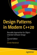 Cover: Design Patterns in Modern C++20 - APress
