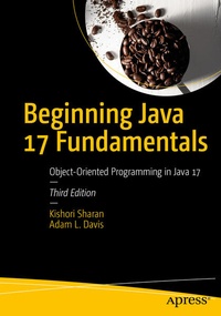 Enlarge image Cover: Beginning Java 17 Fundamentals - APress