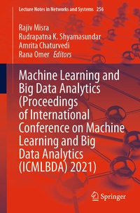 Abbildung von: Machine Learning and Big Data Analytics (Proceedings of International Conference on Machine Learning and Big Data Analytics (ICMLBDA) 2021) - Springer