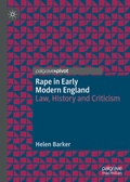 Cover: Rape in Early Modern England - Palgrave Macmillan