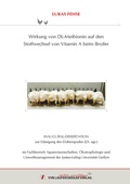 Bild: Wirkung von DL-Methionin auf den Stoffwechsel von Vitamin A beim Broiler - VVB Laufersweiler Verlag