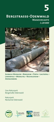 Abbildung von: Blatt 5, Bergstraße-Odenwald - MeKi Landkarten