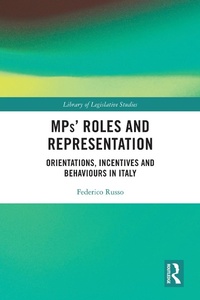 Abbildung von: MPs' Roles and Representation - Routledge