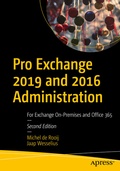 Cover: Pro Exchange 2019 and 2016 Administration - APress