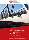 Cover: R&auml;tselhaftes M&uuml;nster - Kalender 2022 - Aschendorff
