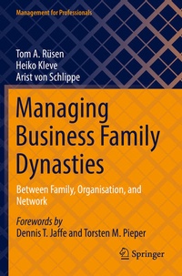 Abbildung von: Managing Business Family Dynasties - Springer