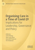 Cover: Organising Care in a Time of Covid-19 - Palgrave Macmillan