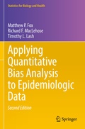 Cover: Applying Quantitative Bias Analysis to Epidemiologic Data - Springer