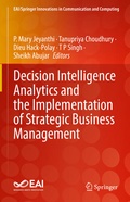 Cover: Decision Intelligence Analytics and the Implementation of Strategic Business Management - Springer