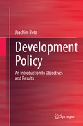 Cover: Development Policy - Springer