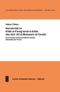Cover: Narrativit&auml;t im Kitab al-Farag ba'da s-sidda des Abu 'Ali al-Muhassin at-Tanuhi - Klaus Schwarz Verlag