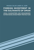 Cover: Foreign Investment in the Sultanate of Oman - Klaus Schwarz Verlag