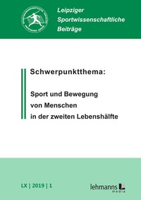Abbildung von: Leipziger Sportwissenschaftliche Beiträge - Lehmanns Media