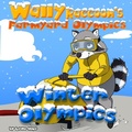 Cover: Wally Raccoon's Winter Olympics (Farmyard Olympics, #4) - Farmyard Olympics